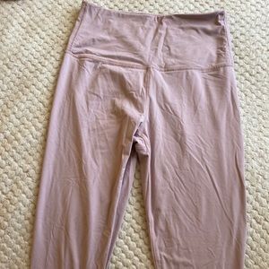 cute high wasted light pink leggings, barley worn just to close to my skin color